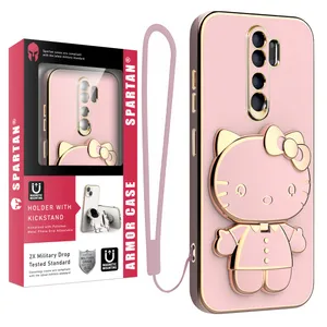 کاور اسپارتان مدل Kitty مناسب برای گوشی موبایل شیائومی Redmi Note 8 Pro به همراه بند نگهدارنده