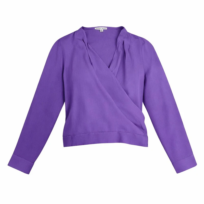 بلوز آستین بلند یقه باز زنانه هوتموند مدل ناری