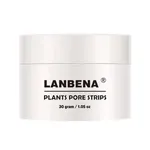 ماسک پاک کننده بینی کرمی لنبنا مدل PLANTS وزن 30 گرم بسته 60 عددی کوچک‌کننده منافذ، رفع جوش سرسیاه، ضد حساسیت و مناسب استفاده روزانه