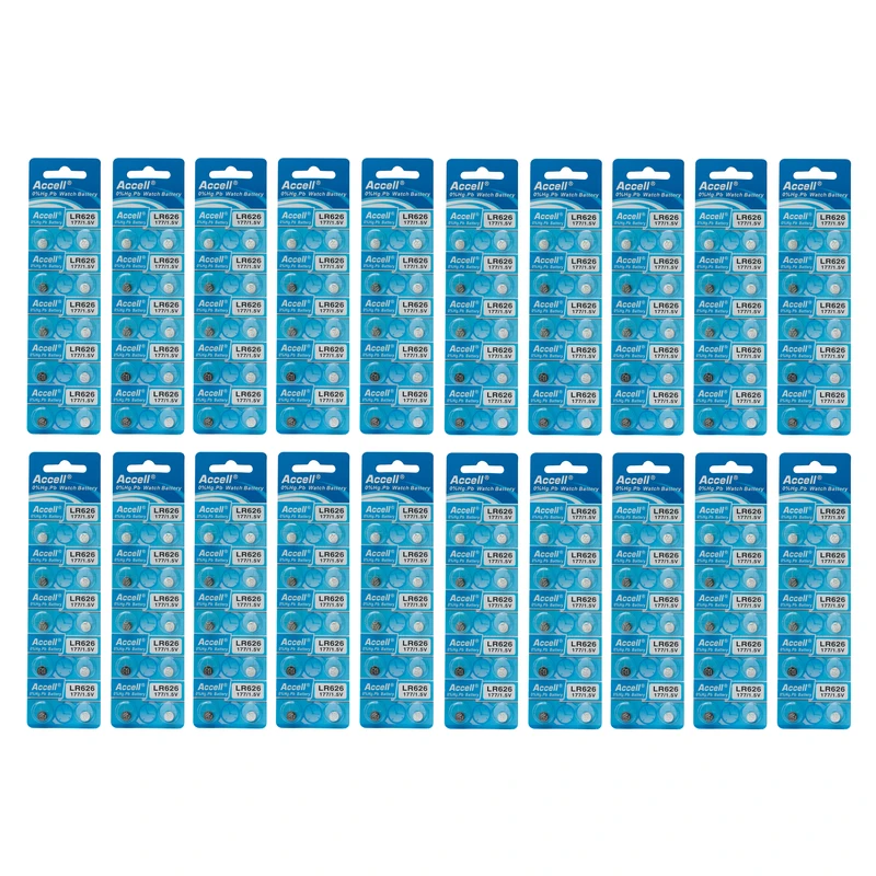 باتری ساعت اکسل مدل LR626 بسته 200 عددی