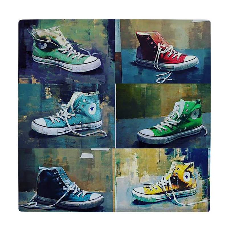 زیر لیوانی  طرح کفش کتانی کد    6229679_5835