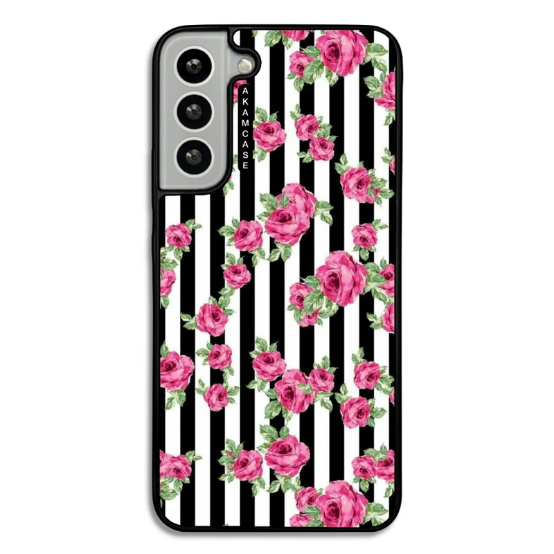 کاور آکام مدل AMC-WSGS22P-FLOWERS-24 مناسب برای گوشی موبایل سامسونگ Galaxy S22 Plus