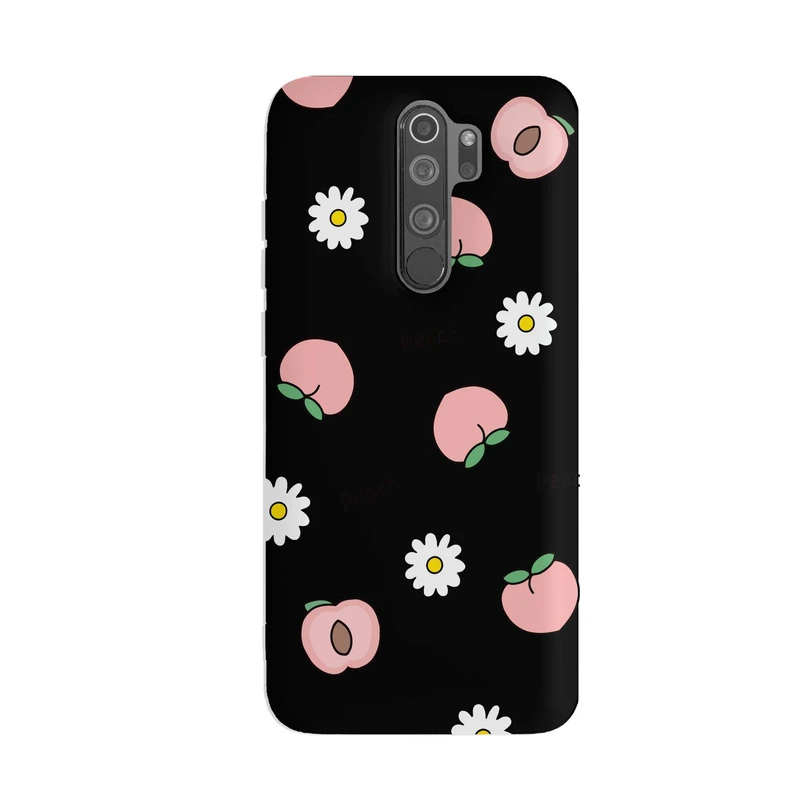 کاور قاب گارد طرح هلو صورتی کد t6521 مناسب برای گوشی موبایل شیائومی Redmi Note 8 Pro