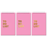 دفترچه یادداشت 80 برگ دایان مدل تودولیست طرح پاستلی بسته 3 عددی