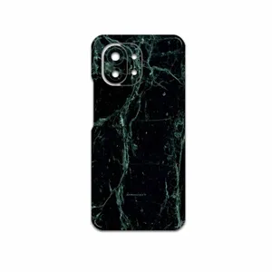 MAHOOT Graphite-Green-Marble Cover Sticker for Xiaomi Mi 11 5G