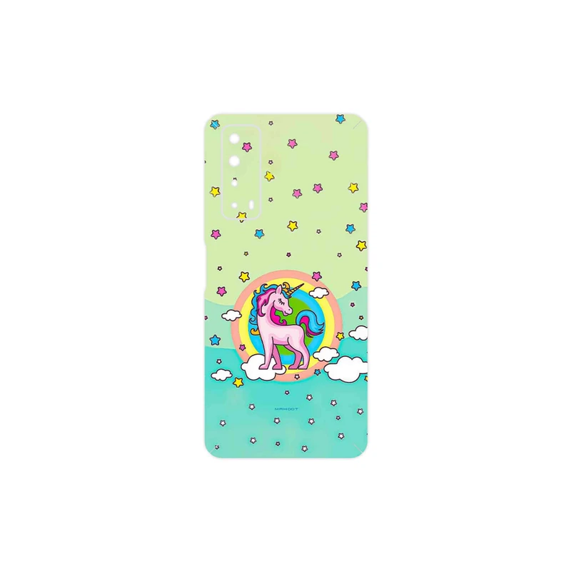 برچسب پوششی ماهوت مدل Rainbow unicorn adventure مناسب برای گوشی موبایل هوآوی Y7a