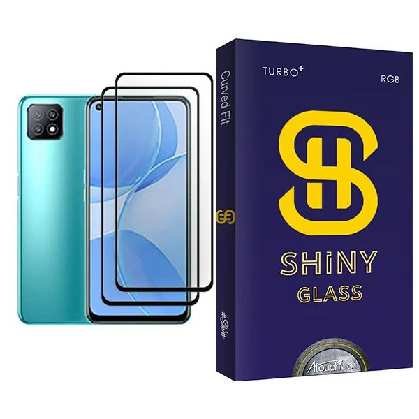 محافظ صفحه نمایش آتوچبو مدل Shiny Glass MIX002 مناسب برای گوشی موبایل اوپو A53 5G بسته دو عددی