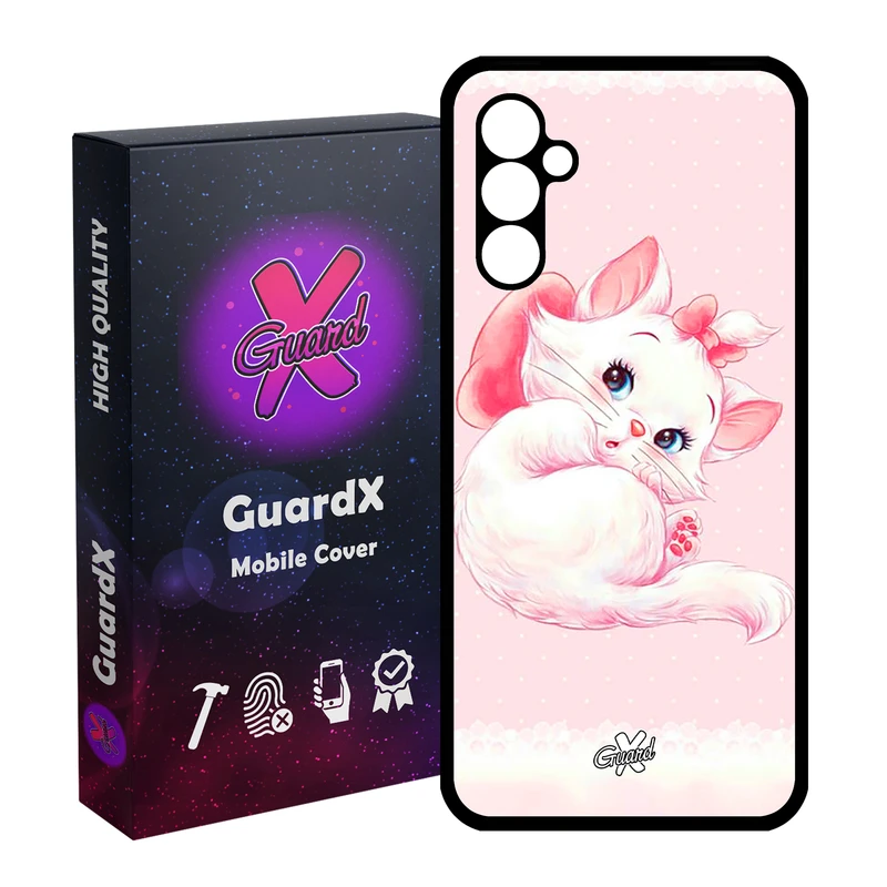کاور گارد ایکس طرح Cat مدل Glass10219 مناسب برای گوشی موبایل سامسونگ Galaxy A24/A24 4G/M34 5G