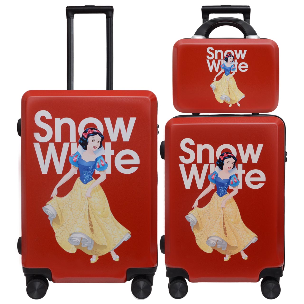 چمدان کودک مدل SNOW WHITE مجموعه سه عددی