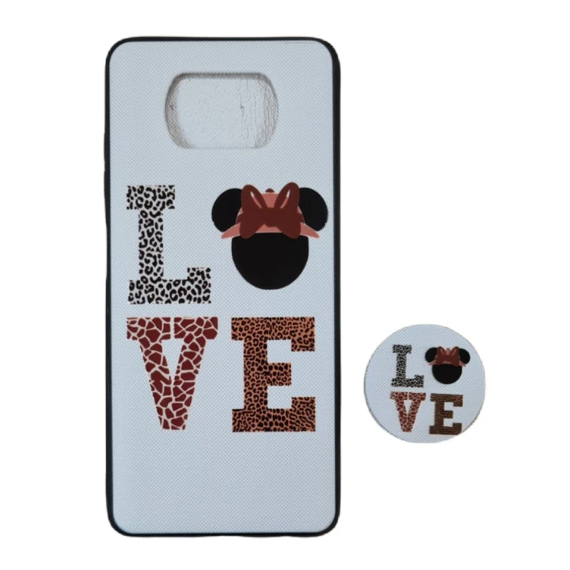 کاور طرح عشق کد 532 مناسب برای گوشی موبایل شیائومی Poco X3 به همراه پاپ سوکت