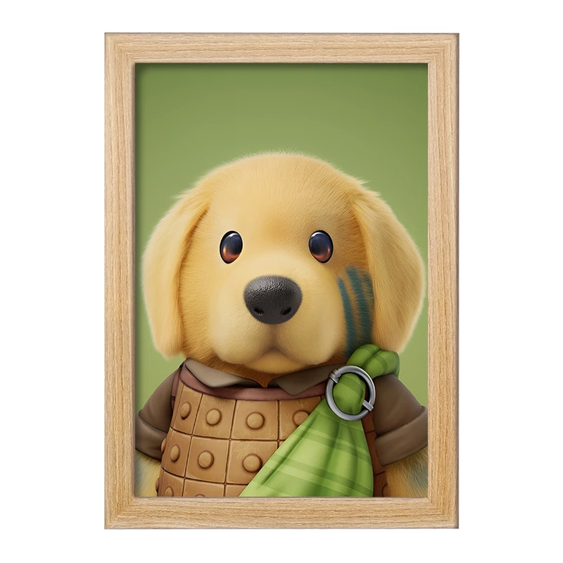 تابلو خندالو مدل سگ کد F10053