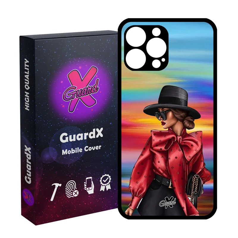 کاور گارد ایکس طرح Girl مدل Glass10086 مناسب برای گوشی موبایل اپل iPhone 12 Pro Max