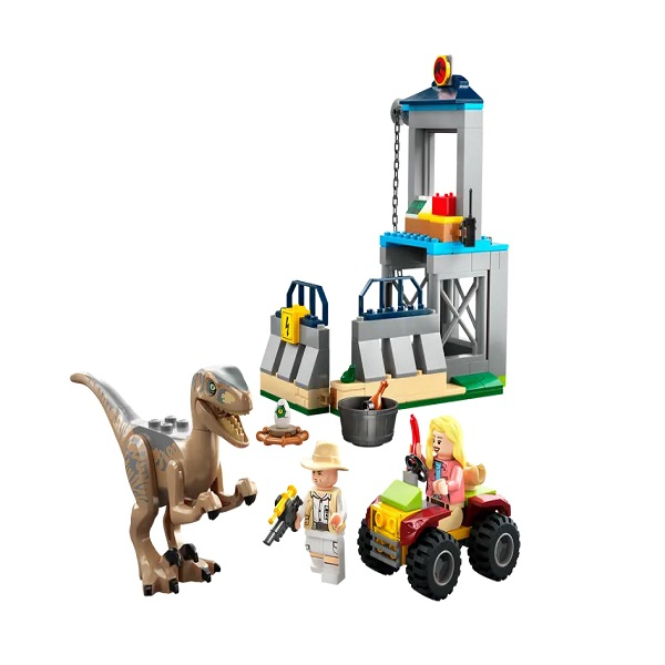 لگو 137 قطعه سری Jurassic Park مدل Velociraptor Escape کد 76957
