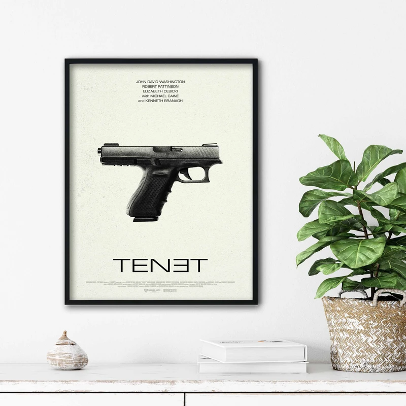 تابلو آتریسا طرح پوستر فیلم tenet مدل ATm527