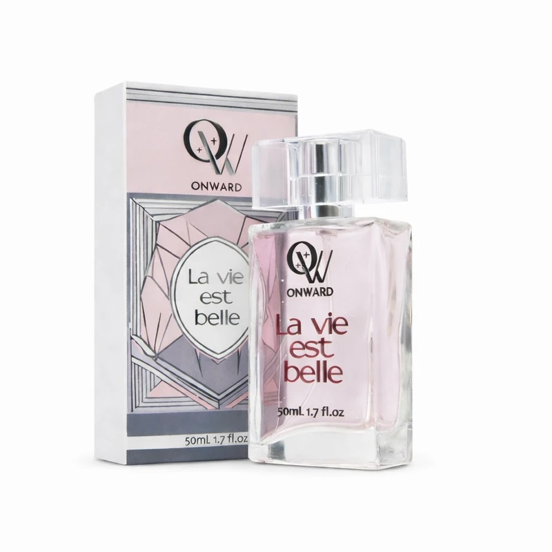 ادوپرفیوم زنانه آنوارد مدل la  vie est belle با رایحه گرم حجم 50 میلی لیتر