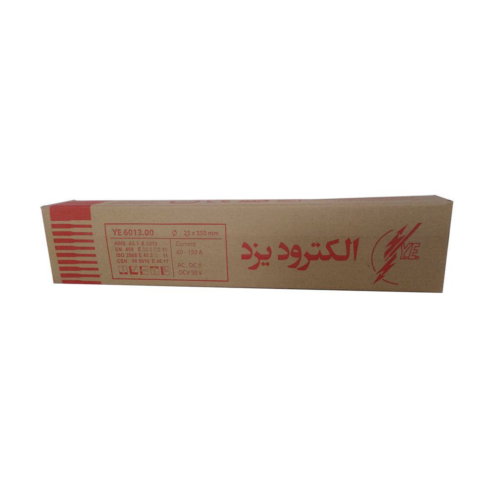 الکترود جوشکاری یزد کد E6013-2.5 وزن 2.5 کیلوگرم الکترود جوشکاری یزد کد E6013-2.5 وزن 2.5 کیلوگرم