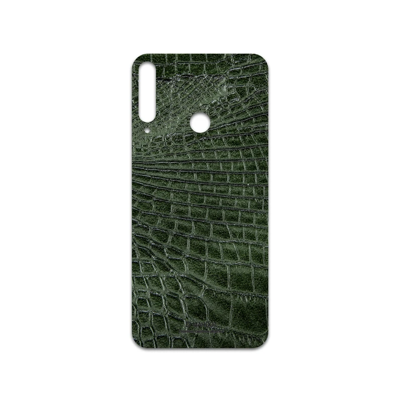 برچسب پوششی ماهوت مدل Green-Crocodile-Leather مناسب برای گوشی موبایل هوآوی Y7p