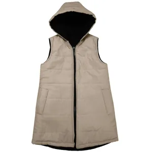 پافر زنانه مدل دورو کد 1051 رنگ خاکی