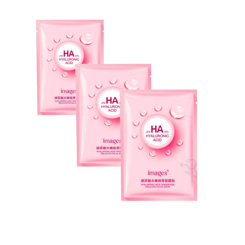 ماسک صورت ایمجز مدل HYALURONIC ACID وزن 25 گرم بسته 3 عددی