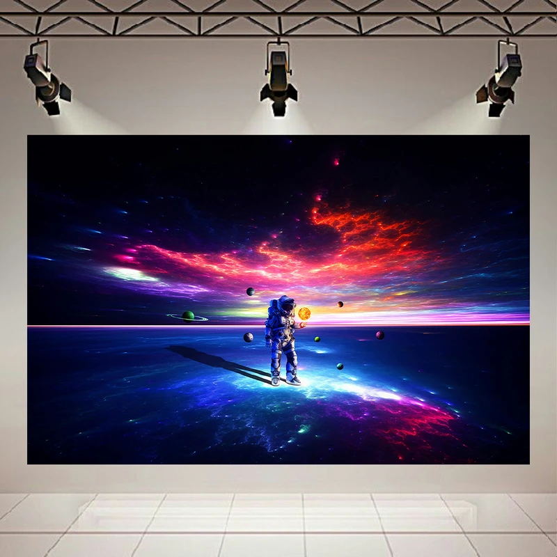 تابلو بوم طرح بلک فضانورد در کهکشان کد AR31222