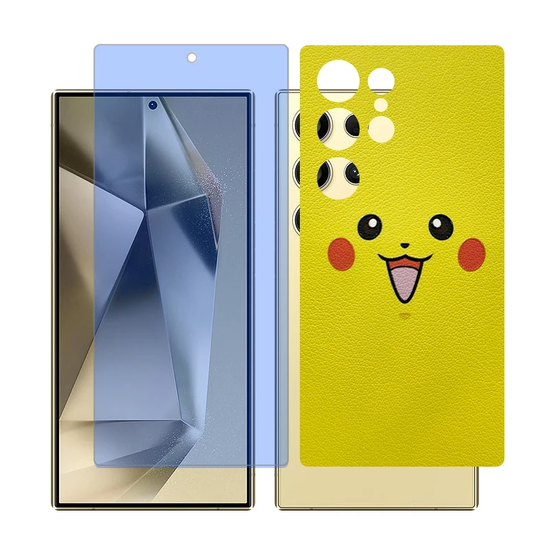 محافظ صفحه نمایش بلو کات گلس مدل Together مناسب برای گوشی موبایل سامسونگ Galaxy S23 Ultra به همراه برچسب پوششی پشت گوشی