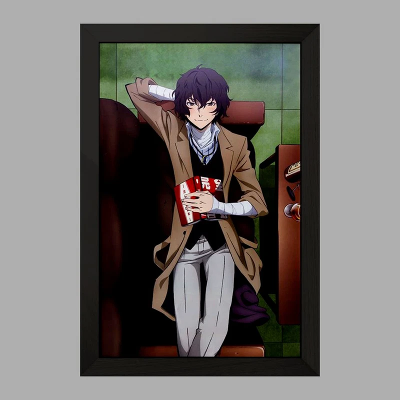 تابلو خندالو مدل دازای اوسامو انیمه سگ های ولگرد بانگو  کد 13675