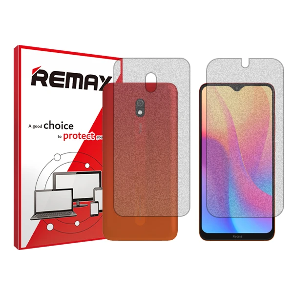 محافظ صفحه نمایش مات ریمکس مدل HyMTT مناسب برای گوشی موبایل شیائومی Redmi 8A به همراه محافظ پشت گوشی