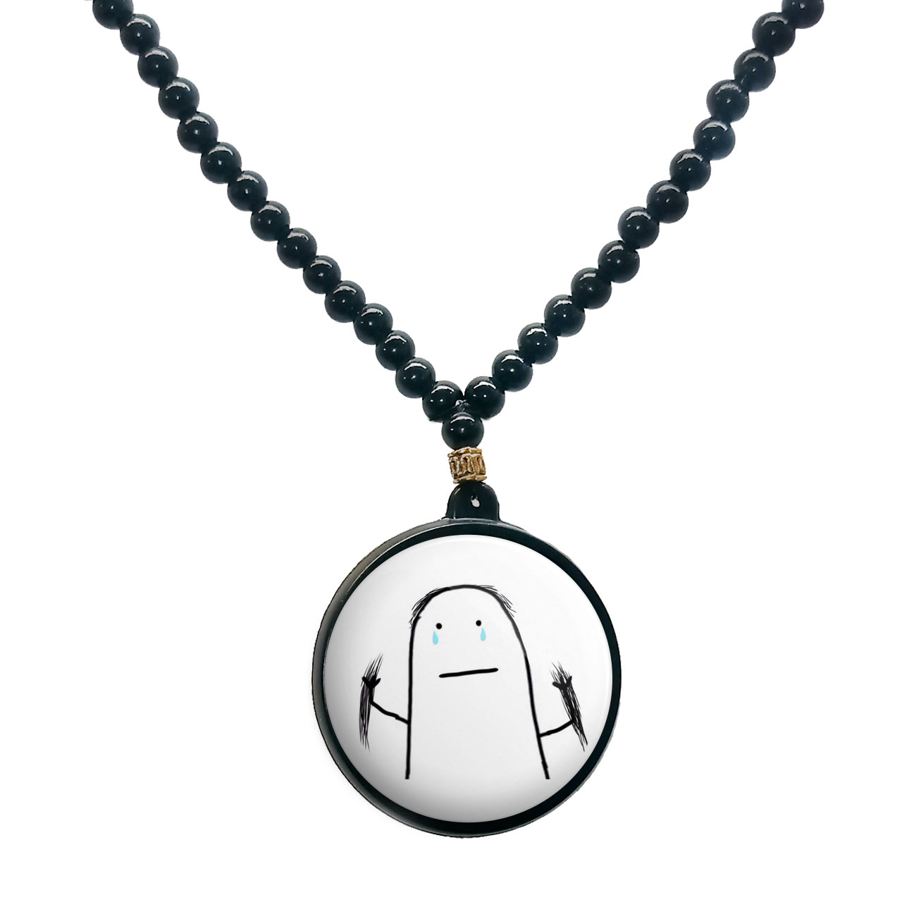 گردنبند پرمانه طرح fun کد pmd.23784 مدل دو طرفه