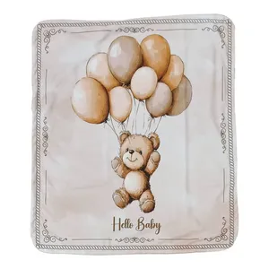 پتو نوزاد مدل خرس بادکنک