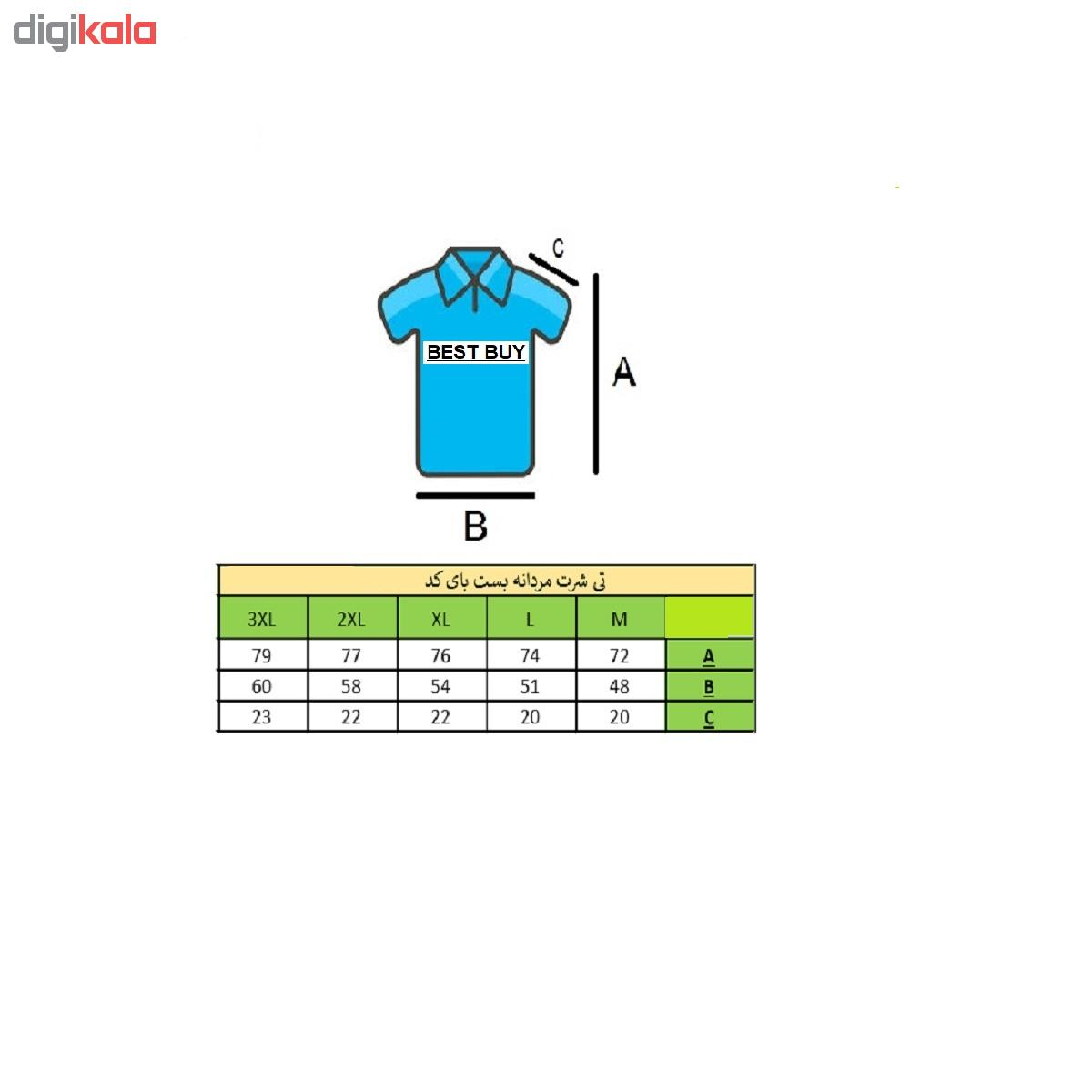 تیشرت آستین کوتاه مردانه بست بای کد 512-48