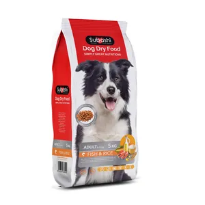 غذای خشک سگ سوباشی مدل گوشت و پنیر وزن 5000 گرم