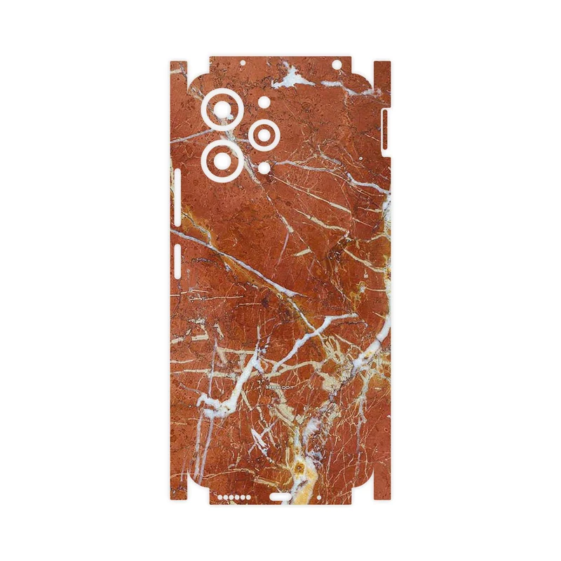 برچسب پوششی ماهوت مدل Red Marble-FullSkin مناسب برای گوشی موبایل شیائومی Redmi 12