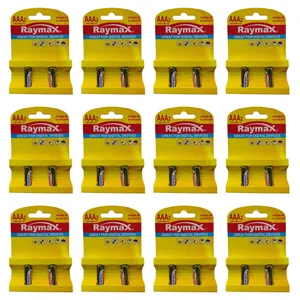 باتری نیم قلمی رایمکس مدل PREMIUM-ALKALAINE بسته 24 عددی
