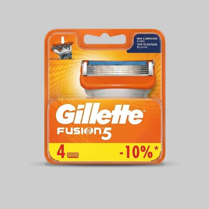 تیغ یدک ژیلت مدل 5 Fusion بسته 4 عددی