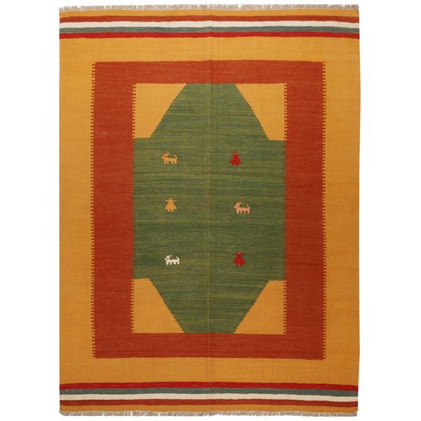 گلیم دستباف چهار و نیم متری سی پرشیا کد 171516