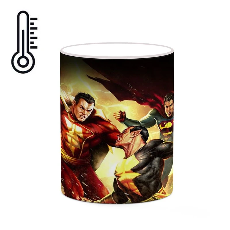 ماگ حرارتی کاکتی مدل بلک آدام Black Adam کد mgh38005