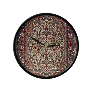 ساعت دیواری مدوپد طرح فرش رودبار مدل C-Roudbar02