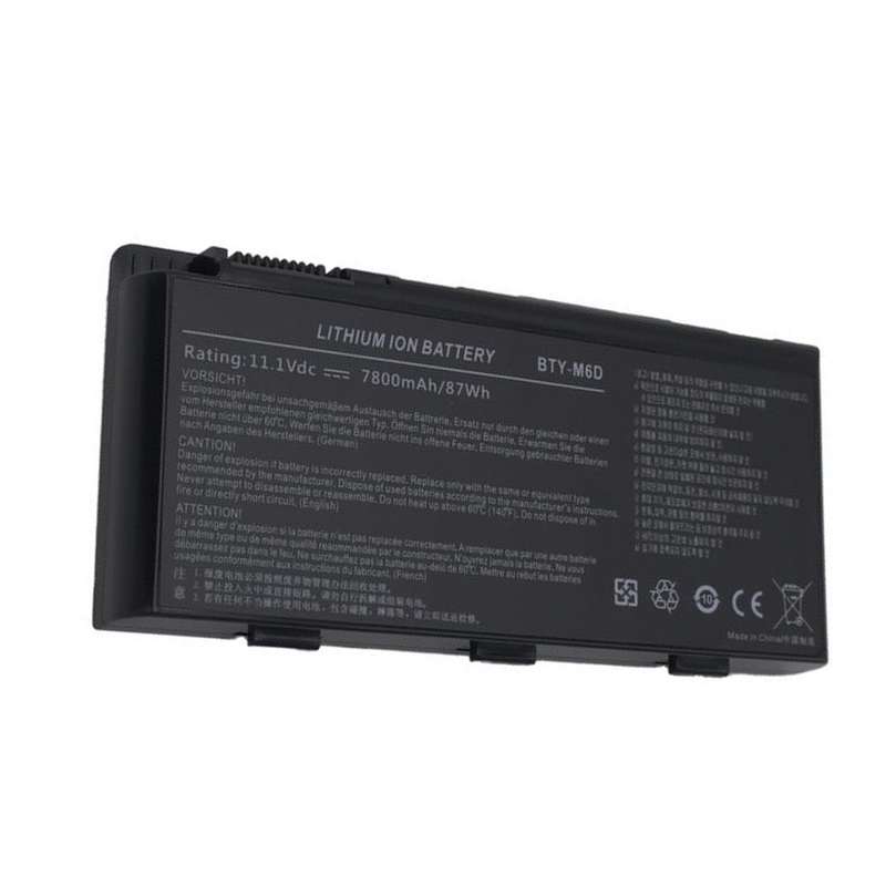 باتری لپ تاپ 9 سلولی مدل BTY-M6D مناسب برای لپ تاپ ام اس آی GE62
