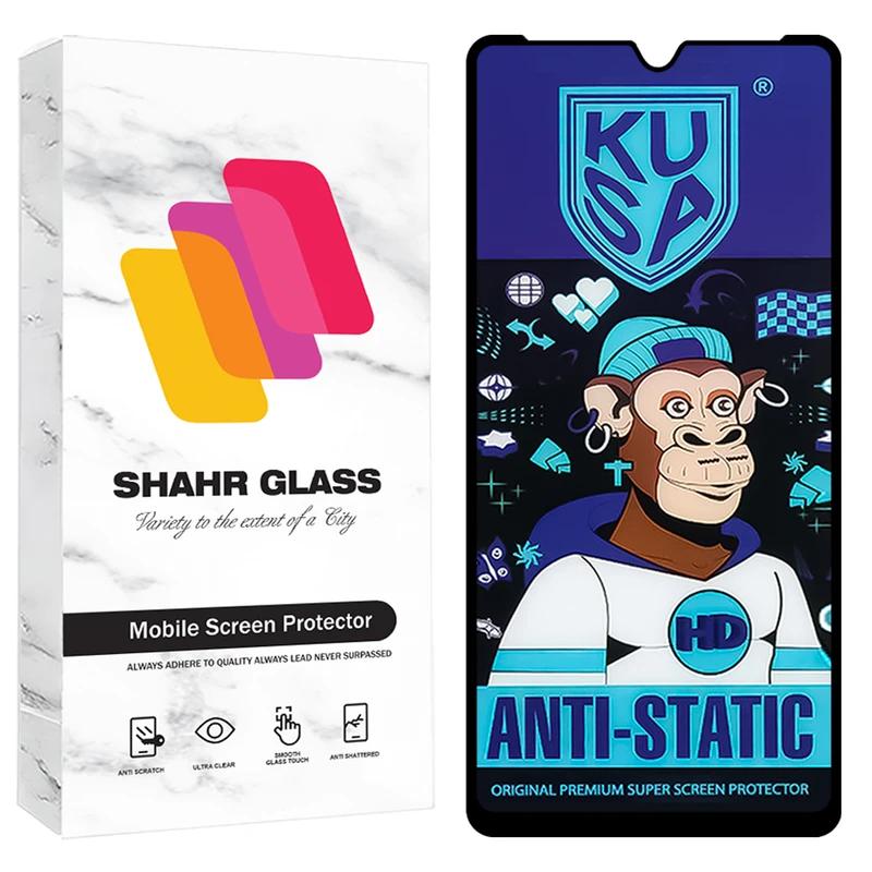 محافظ صفحه نمایش شهر گلس مدل KUAS مناسب برای گوشی موبایل سامسونگ Galaxy A12 / Galaxy M12 