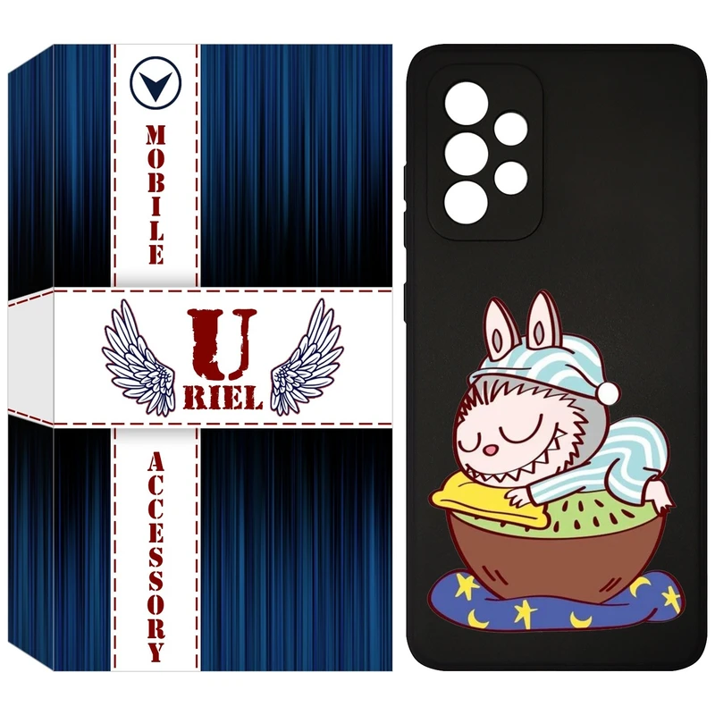 کاور یوریل قاب مدل KSH کد 127 طرح عروسک لبوبو مناسب برای گوشی موبایل سامسونگ Galaxy A33 5G