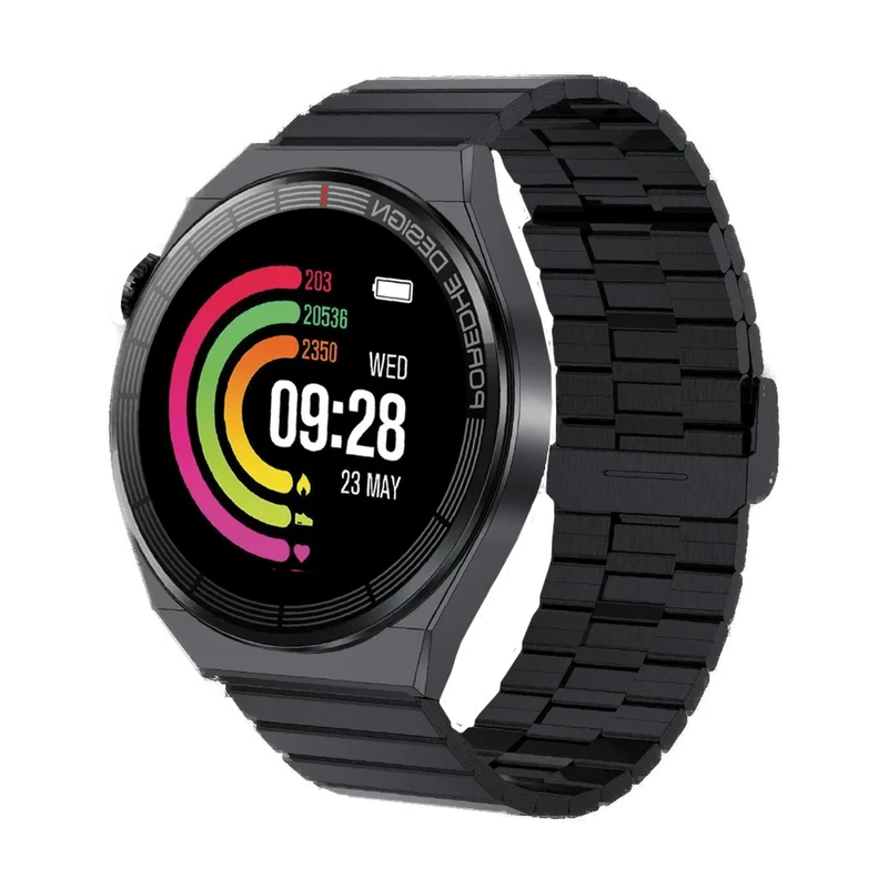  ساعت هوشمند پاوا مدل Elegance شمارنده ضربان قلب، گام شمار، نمایش اعلان، بند فلزی