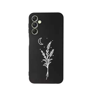 کاور قاب گارد طرح گل و ماه کد s7860 مناسب برای گوشی موبایل سامسونگ Galaxy A34