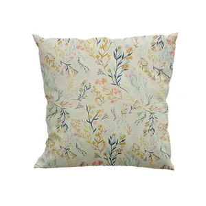 کوسن پاد آفرین مدل گل و برگ کد DKK712