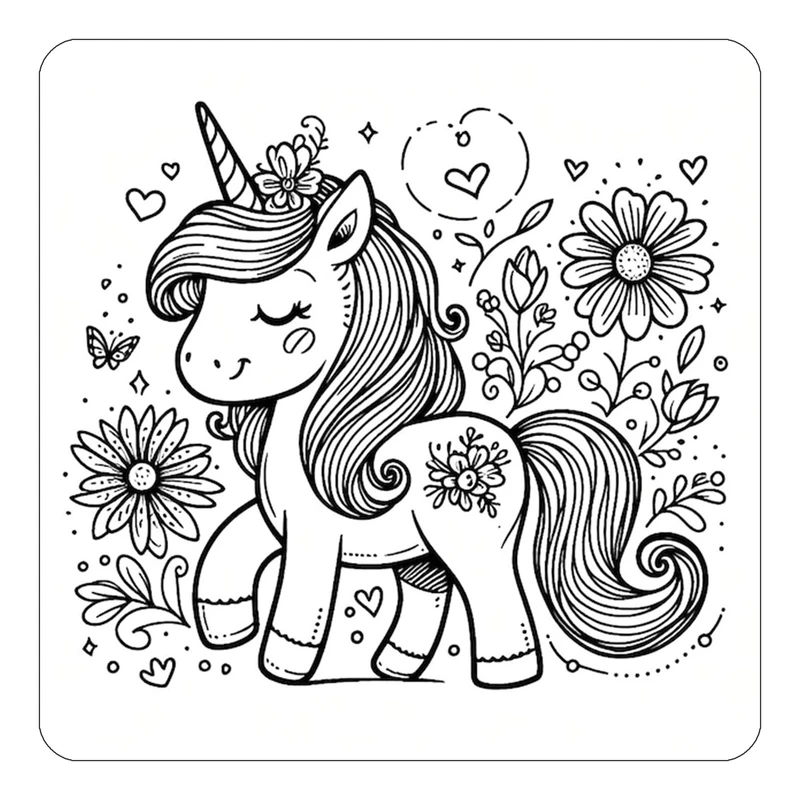 مگنت کاکتی طرح اسب تک شاخ و یونیکورن مدل mp31382