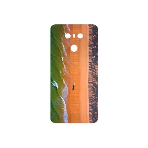MAHOOT Beach and Green Sea Cover Sticker for LG G6