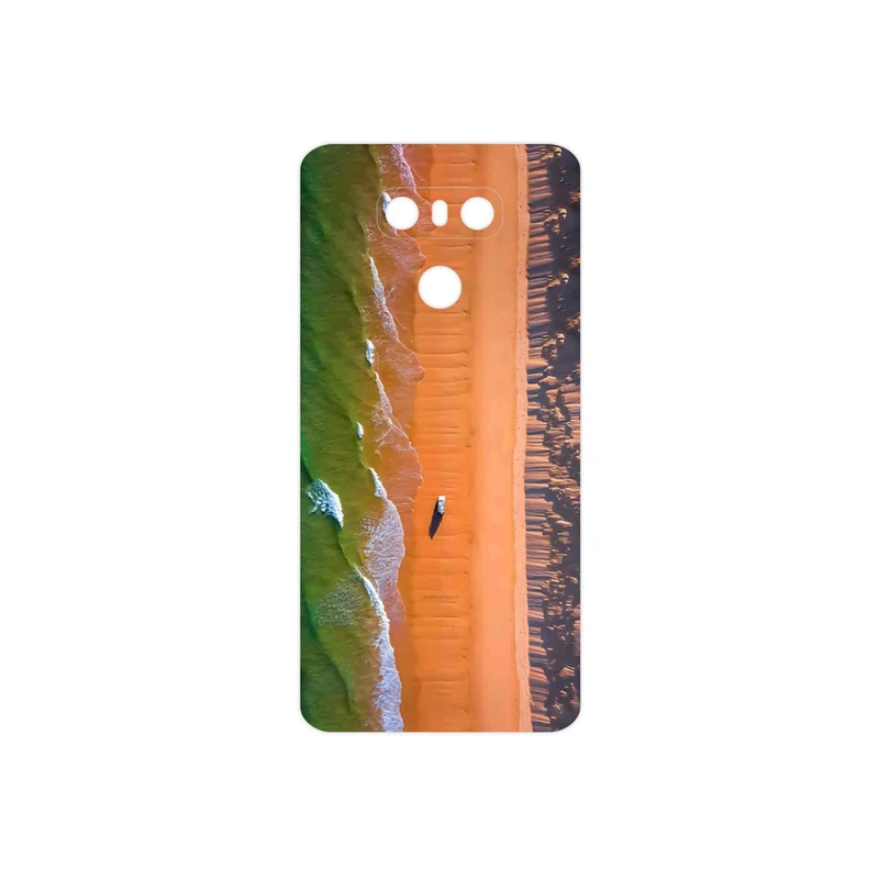 برچسب پوششی ماهوت مدل Beach and Green Sea مناسب برای گوشی موبایل ال جی G6