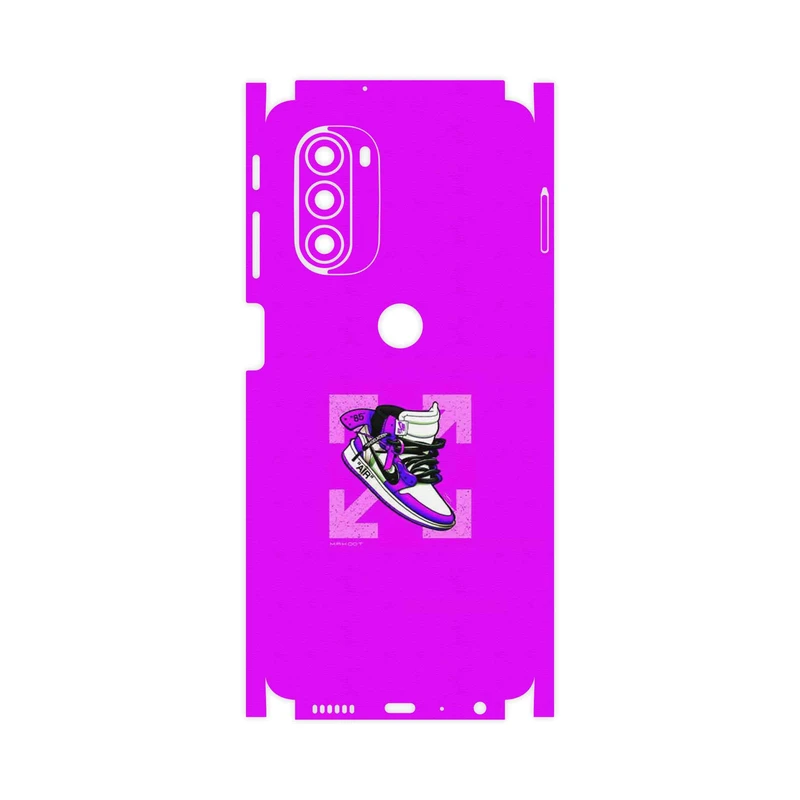 برچسب پوششی ماهوت مدل Nike Air Sneaker Digital Art-FullSkin مناسب برای گوشی موبایل موتورولا Moto G51 5G