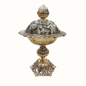  قندان برنز مدل گل رز کد G105