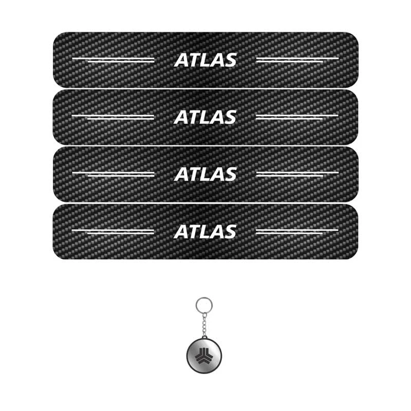 برچسب پارکابی مهدیار طرح کربن کد LCE0023 مناسب برای اطلس مجموعه4عددی به همراه جاکلیدی