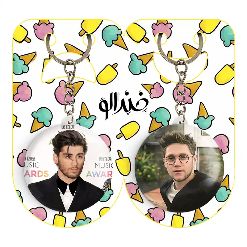 جاکلیدی خندالو مدل زین مالیک گروه موسیقی وان دایرکشن کد 1892418925 مجموعه 2 عددی